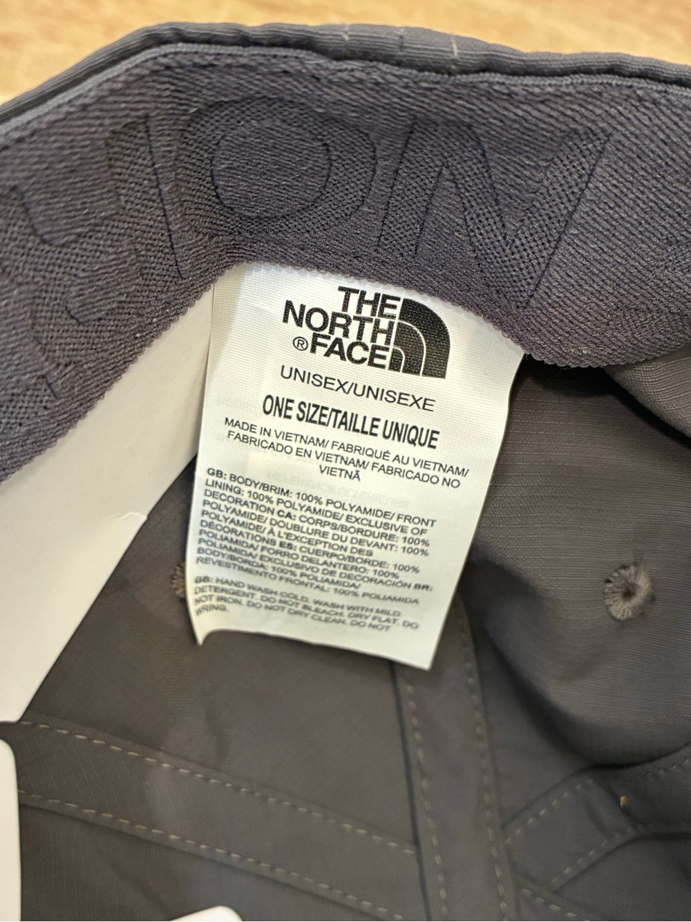 The North Face Horizon Gray Hat Classic Fit Design Unisex 100% Authentic (New) - Picture 12 of 12